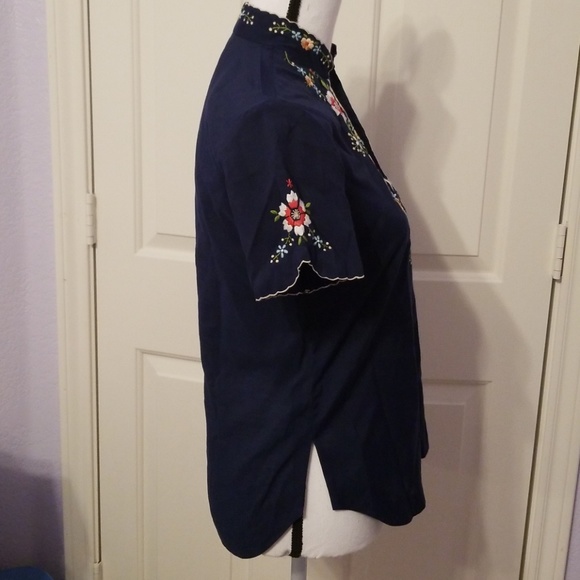 Lily Vintage Chinese Women's Top - Picture 4 of 7